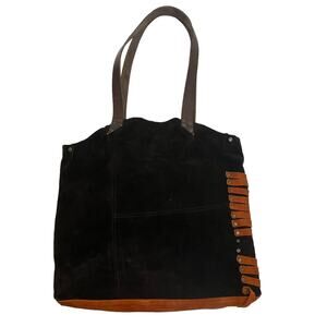 Tree Women's Artisan Leather Suede Tote